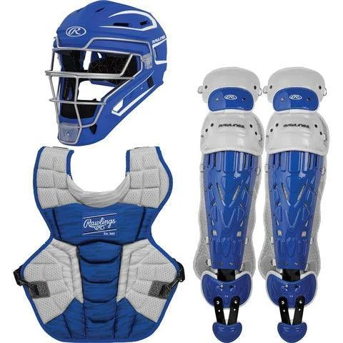 Rawlings Intermediate Royal/White VELO 2.0 Catcher's Gear Box Set: CSV2I-R/W 3 Rawlings Intermediate Royal/White VELO 2.0 Catcher's Gear Box Set: CSV2I-R/W
