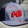 Headbanger Sports I8501 Cap America Flexfit Performance Trucker Mesh Back Hat: Graphite / Red -Apparel Store 13 78642f5e c264 4044 8a61 cb87182afc08