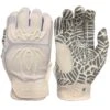 2023 Spiderz HYBRID Batting Gloves: White/White 2 2023 Spiderz HYBRID Batting Gloves: White/White -Apparel Store 2020HybWhiteout