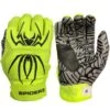 2022 Spiderz Hybrid Batting Gloves: Neon Yellow/Black -Apparel Store 2020SPIDERZHYBRID NEONYELLOW BLACK