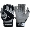 2022 Spiderz PRO Model Batting Gloves: Black/Grey -Apparel Store 2022SpiderzPRO Black White