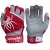 2022 Spiderz PRO Model Batting Gloves: Red/White -Apparel Store 2022SpiderzPRO Red White