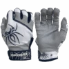 2022 Spiderz PRO Model Batting Gloves: White/Navy Blue -Apparel Store 2022SpiderzPRO White NavyBlue