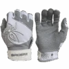 2022 Spiderz PRO Model Batting Gloves: White/Grey -Apparel Store 2022 Spiderz White Grey Pro