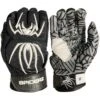 2023 Spiderz HYBRID Batting Gloves: Black/White -Apparel Store 22BlackWhite