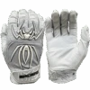 2022 Spiderz ENDITE Batting Gloves: Grey And White -Apparel Store 22EnditeGrayWhite