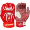 2023 Spiderz HYBRID Batting Gloves: Red/White -Apparel Store 22RedWhite