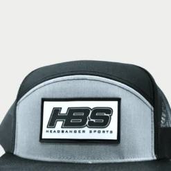 Headbanger Sports Lifestyle Pacific P787 6-Panel Arch Snapback Hat: Black / Heather Grey -Apparel Store 26 ba6f1ec3 9cb6 4121 8746 007e8a96b902