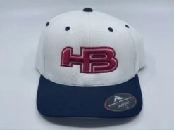 HB Sports Exclusive Pacific 498F Performance Flexfit Hat: Red Raider