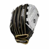 Wilson A500 SIREN 12.5" Fastpitch Softball Glove: WTA05RF20125 -Apparel Store A05RF2025 0 Siren 125 Black White MetallicGold Back