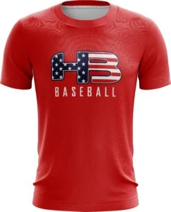 Headbanger Sports Exclusive " HB Sports Baseball" Short Sleeve Jersey -Apparel Store Baseball Red