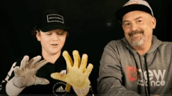 Bruce Bolt PREMIUM PRO Short Cuff Batting Gloves: Navy -Apparel Store BruceBoltVideo2 ef458b17 a254 4743 b223 380fc4742ab0