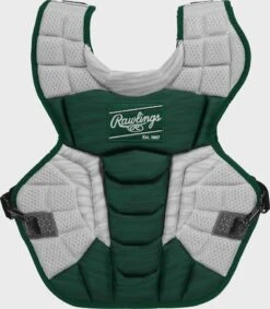 Rawlings Youth Dark Green/White VELO 2.0 Catcher's Gear Box Set: CSV2Y-DG / W -Apparel Store CPV2N W DG 1