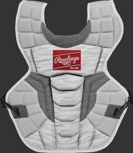 Rawlings Adult White/Silver VELO 2.0 Catcher's Gear Box Set: CSV2A-W/SIL 5 Rawlings Adult White/Silver VELO 2.0 Catcher's Gear Box Set: CSV2A-W/SIL - Image 3