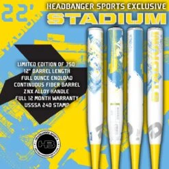 2022 DeMarini Stadium 12" USSSA Slowpitch Softball Bat: WTDXSHU-22 -Apparel Store DeMarini Stadium SHU 22 Blue Yellow 1200x1200 d2615356 1214 4b64 826d f6ae59a48d76
