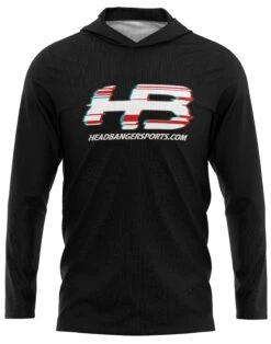 Headbanger Sports Exclusive Ultra Lightweight Long Sleeve Hoodies: Lifestyle Series -Apparel Store Glitch
