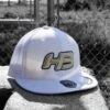 Headbanger Sports I8501 Cap America Flexfit Performance Trucker Mesh Back Hat: White & Gold -Apparel Store Gold1