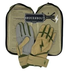 Bruce Bolt Premium Pro Military Series Long Cuff Batting Gloves: Beige -Apparel Store IMG 0884