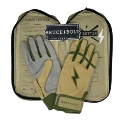 Bruce Bolt Premium Pro Military Series Short Cuff Batting Gloves: Beige -Apparel Store IMG 0887