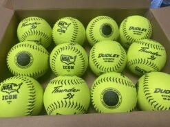 Dudley Thunder SY HYCON ICON NSA 12" Synthetic Slowpitch Softballs (DOZEN): 4E824Y -Apparel Store IMG 5781