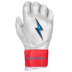 Bruce Bolt PREMIUM PRO BRINSON Series Long Cuff Batting Gloves: White 10 Bruce Bolt PREMIUM PRO BRINSON Series Long Cuff Batting Gloves: White -Apparel Store LC LBW RIGHT