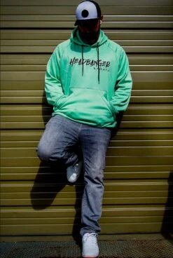 Headbanger Sports Performance Fleece Line Hoodie W/ Kangaroo Pocket: Seafoam Green -Apparel Store PNGimage 4ed9b558 8e7f 4ddd ac04 c68271d28cc1