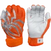 2022 Spiderz PRIZM Batting Gloves: Orange/Silver -Apparel Store PRIZM OrangeSilver