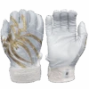 2022 Spiderz PRIZM Batting Gloves: White/Gold -Apparel Store PRIZM WhiteGold