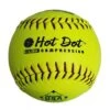 Worth 12" ASA Hot Dot Slowpitch Softballs (Dozen): AHD12CY -Apparel Store PROCOMP