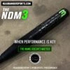 PURE Sports NDM3 13" 2 Piece Game Ready USSSA Slowpitch Softball Bat: M1B3 -Apparel Store PURE Sports NDM3 INSTA Campaign 3