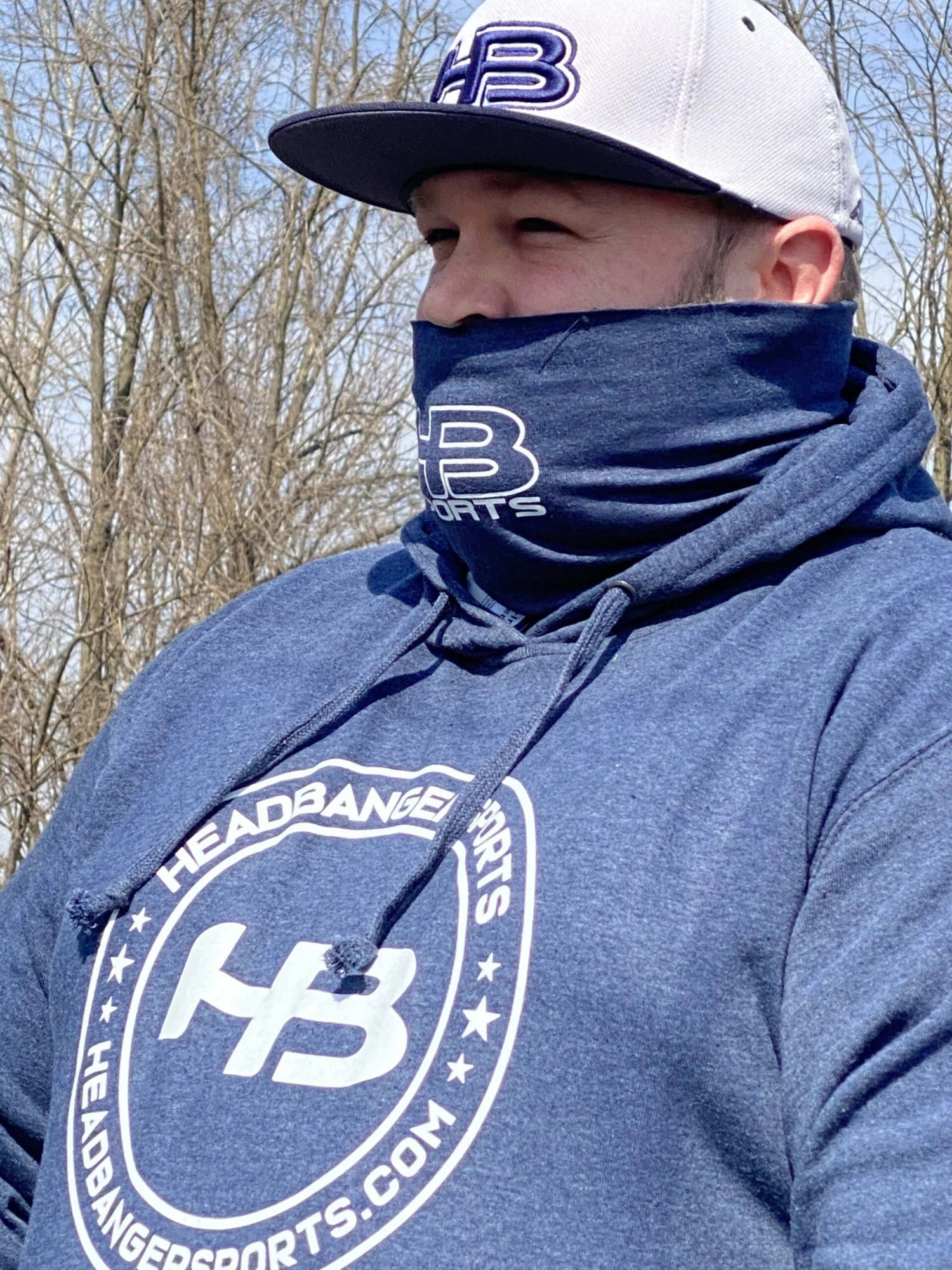 Headbanger Sports Exclusive Gaiter Fleece Hoodie (Multiple Colors) 5 Headbanger Sports Exclusive Gaiter Fleece Hoodie (Multiple Colors) - Image 3