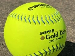 Worth 12" Super Gold Dot PRO M USSSA Slowpitch Softballs (Dozen): UM12CY -Apparel Store PhotoMar11 121056PM