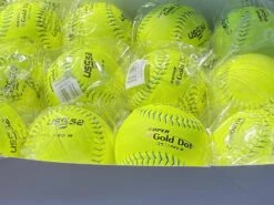 Worth 12" Super Gold Dot PRO M USSSA Slowpitch Softballs (Dozen): UM12CY -Apparel Store PhotoMar11 121104PM