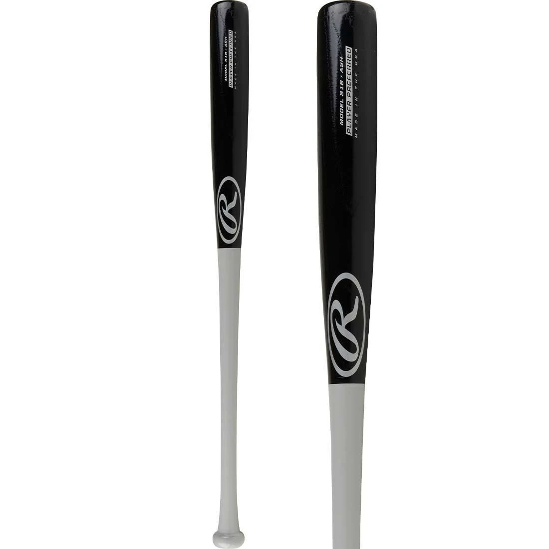 Rawlings Player Preferred 318 Ash Wood Baseball Bat: 318RAW 3 Rawlings Player Preferred 318 Ash Wood Baseball Bat: 318RAW