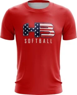Headbanger Sports Exclusive " HB Sports Softball" Short Sleeve Jersey -Apparel Store RedSoftball