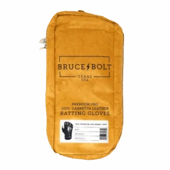 Bruce Bolt PREMIUM PRO Short Cuff Batting Gloves: Black -Apparel Store SC BLKG BAG