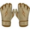 Bruce Bolt PREMIUM PRO Gold Series Batting Gloves: Short Cuff -Apparel Store SC GLD HERO
