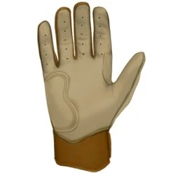 Bruce Bolt PREMIUM PRO Gold Series Batting Gloves: Short Cuff -Apparel Store SC GLD PALM