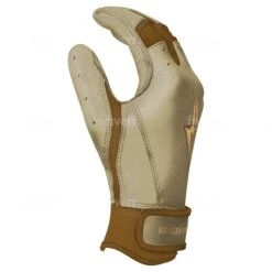 Bruce Bolt PREMIUM PRO Gold Series Batting Gloves: Short Cuff -Apparel Store SC GLD SIDE