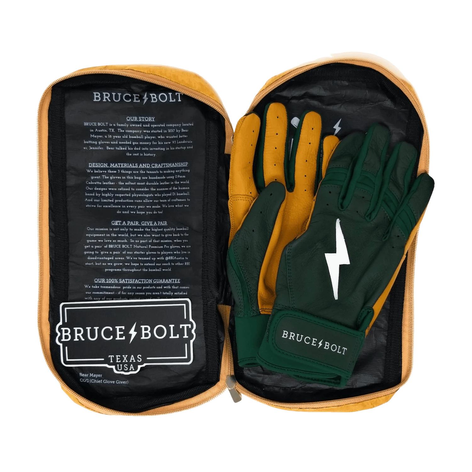 Bruce Bolt PREMIUM PRO Short Cuff Batting Gloves: GREEN 8 Bruce Bolt PREMIUM PRO Short Cuff Batting Gloves: GREEN - Image 6