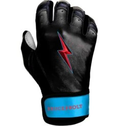 Bruce Bolt PREMIUM PRO BRINSON Series Short Cuff Batting Gloves: Black -Apparel Store SC LBB RIGHT