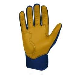 Bruce Bolt PREMIUM PRO Short Cuff Batting Gloves: Navy -Apparel Store SC NVYG PALM