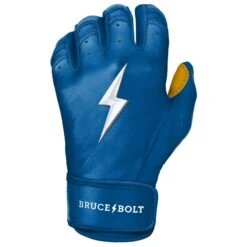 Bruce Bolt PREMIUM PRO Short Cuff Batting Gloves: Royal -Apparel Store SC ROYG LEFT