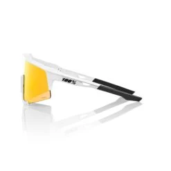 100% SPEEDCRAFT Sunglasses Soft Tact Off White - HiPER Red Multilayer Mirror Lens -Apparel Store SP21 SPEEDCRAFT 60007 00009 PROFILE