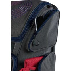 DeMarini Special Ops Front Line Wheeled Roller Bag: WB57109 17 DeMarini Special Ops Front Line Wheeled Roller Bag: WB57109 -Apparel Store SidePocketView