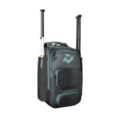 2022 DeMarini Spectre Baseball And Softball Backpack: WB57176 -Apparel Store WB5717602 1 Spectre Backpack Grey Mint.png.cq5dam.web .1200.1200