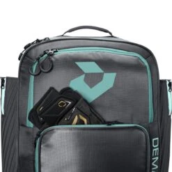 2022 DeMarini Spectre Baseball And Softball Backpack: WB57176 -Apparel Store WB5717602 5 Spectre Backpack Grey Mint.png.cq5dam.web .1200.1200