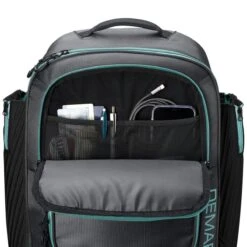 2022 DeMarini Spectre Baseball And Softball Backpack: WB57176 -Apparel Store WB5717602 6 Spectre Backpack Grey Mint.png.cq5dam.web .1200.1200