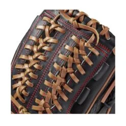 2021 Wilson A2K D33SS 11.75" Pitcher's Baseball Glove: WTA2KRB21D33 -Apparel Store WBW100063 4 A2K P D33 1175 BlackSnakeSS SaddleTan.png.cq5dam.web .1200.1200