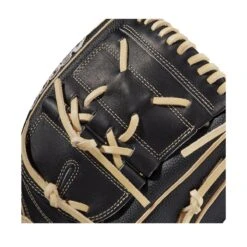 2021 Wilson A2000 B2SS 12" SuperSkin Pitcher's Baseball Glove: WBW10010012 -Apparel Store WBW100100 4 A2000 P B2SS 12 BlackSS Blonde.png.cq5dam.web .1200.1200
